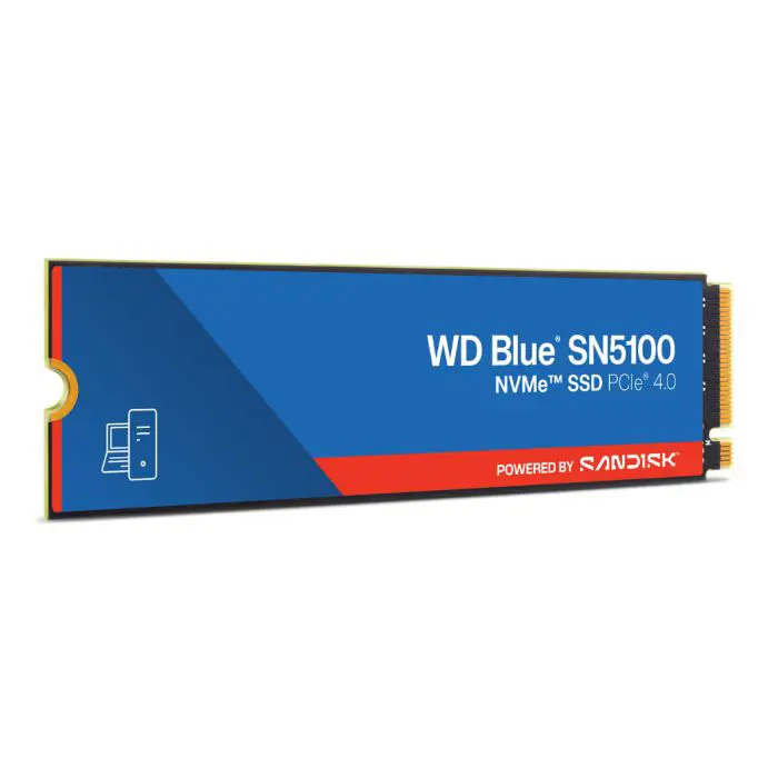 WD 500GB Blue SN5100 M.2 2280 PCI-e 4.0 NVMe 1.4c SSD disk