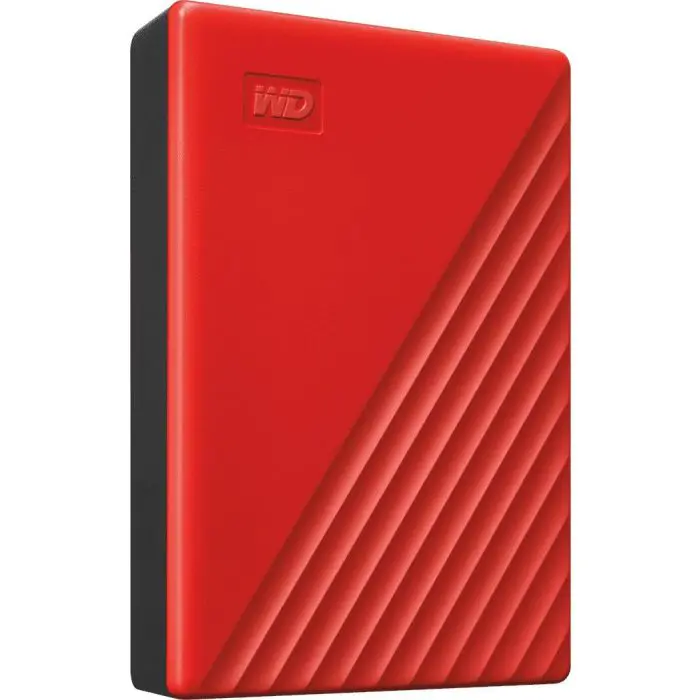 WD My Passport 4TB USB 3.0, red