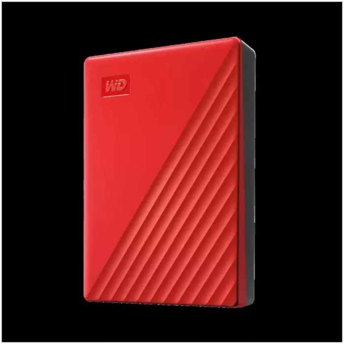 WD My Passport 6TB Portable, USB 3.0 crveni