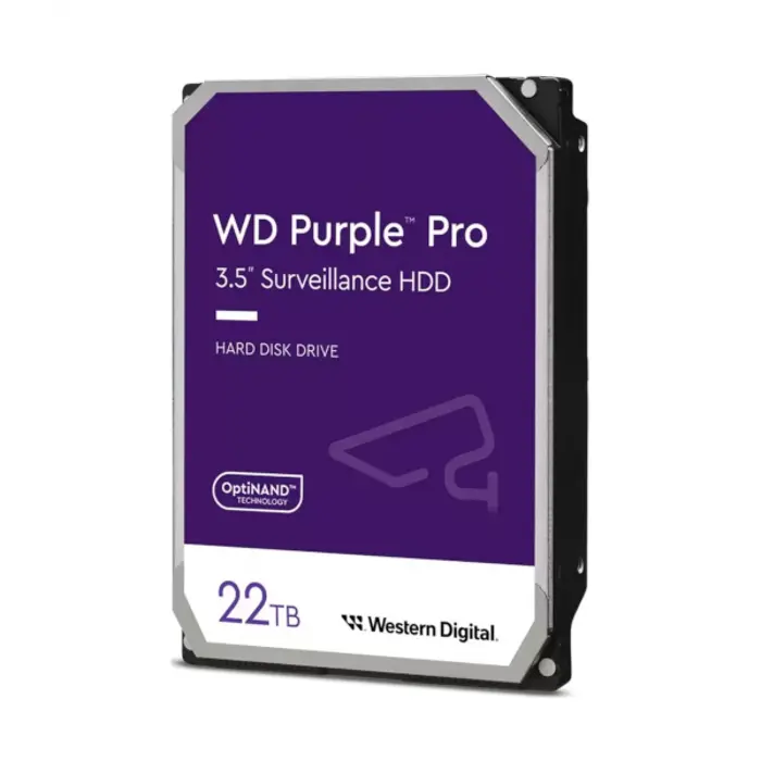 WD Purple WD221PURP 22TB, 3,5", 512MB 7200rpm