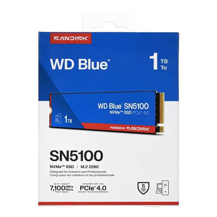 Western Digital 1TB WD Blue® SN5100 NVMe™ SSD