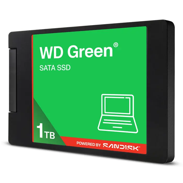Western Digital Green WD ™ SATA SSD 2,5"/7 mm POWERED BY SANDISK 1 TB