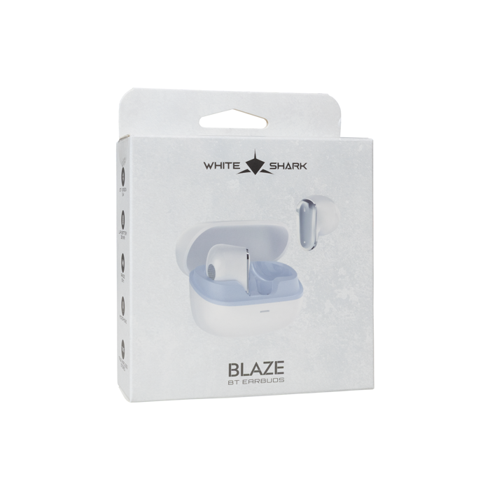 WHITE SHARK bluetooth earbuds GEB-TWS-201 BLAZE bijele