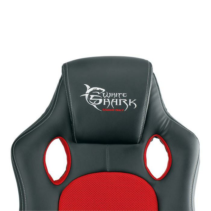 WHITE SHARK gaming stolica KINGS THRONE crno-crvena