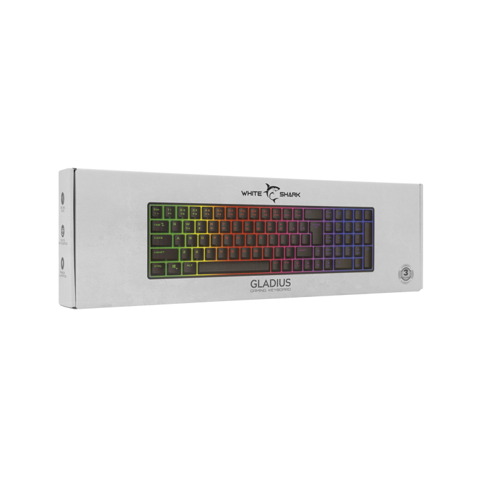 WHITE SHARK gaming tipkovnica GK-001214 GLADIUS crna US