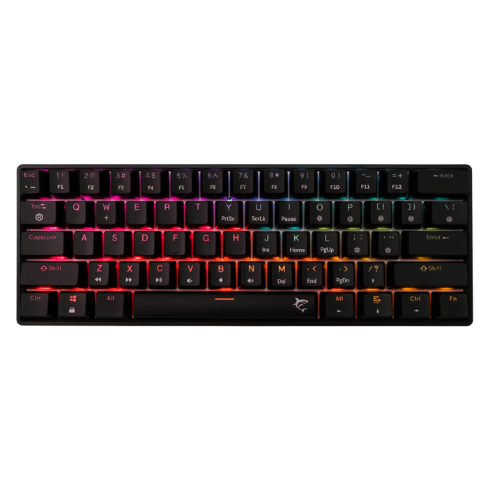 WHITE SHARK gaming tipkovnica GK-004111 SHINOBI-2 crna crv.sw. US