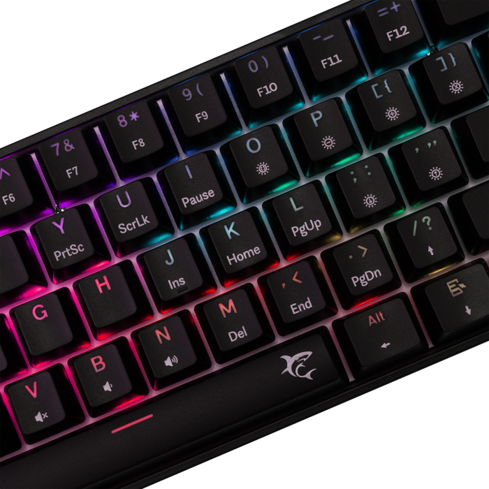 WHITE SHARK gaming tipkovnica GK-004111 SHINOBI-2 crna crv.sw. US