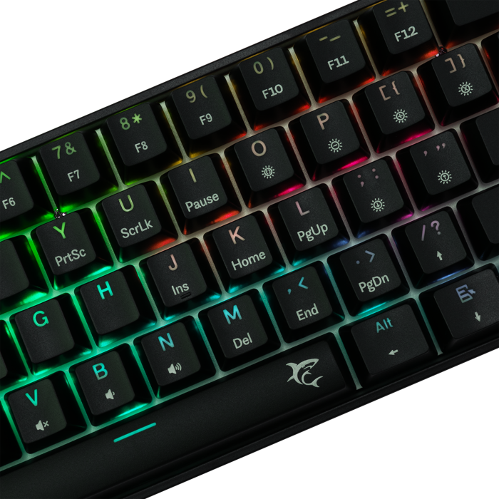 WHITE SHARK gaming tipkovnica GK-004131 SHINOBI-2 crna sm.sw. US