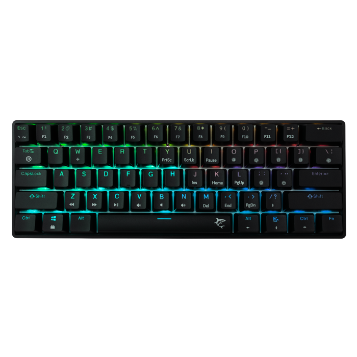 WHITE SHARK gaming tipkovnica GK-004131 SHINOBI-2 crna sm.sw. US
