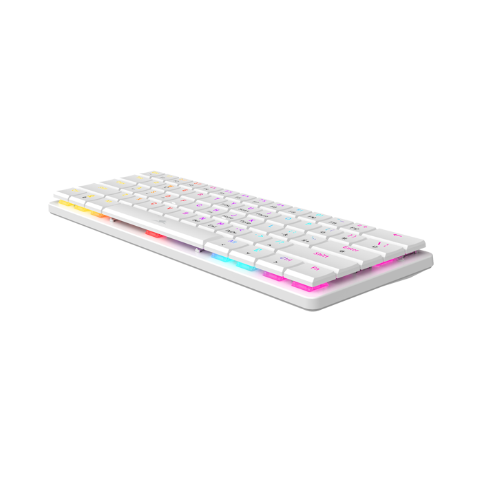 WHITE SHARK gaming tipkovnica GK-006221 NAGAMAKI bijela pl.sw. US