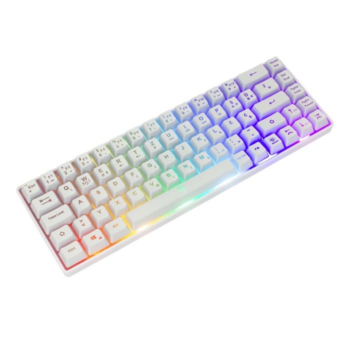 WHITE SHARK gaming tipkovnica GK-2201 RONIN bijela US