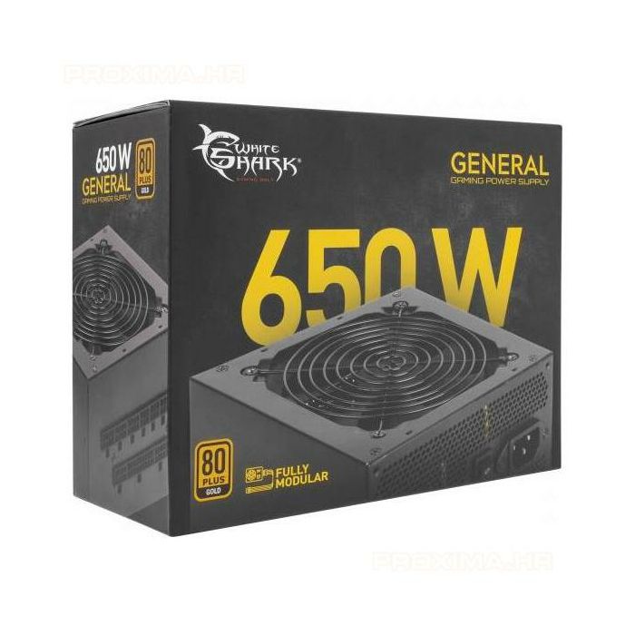 WHITE SHARK napajanje 650W 80PLUS Gold GPSU-G650M GENERAL