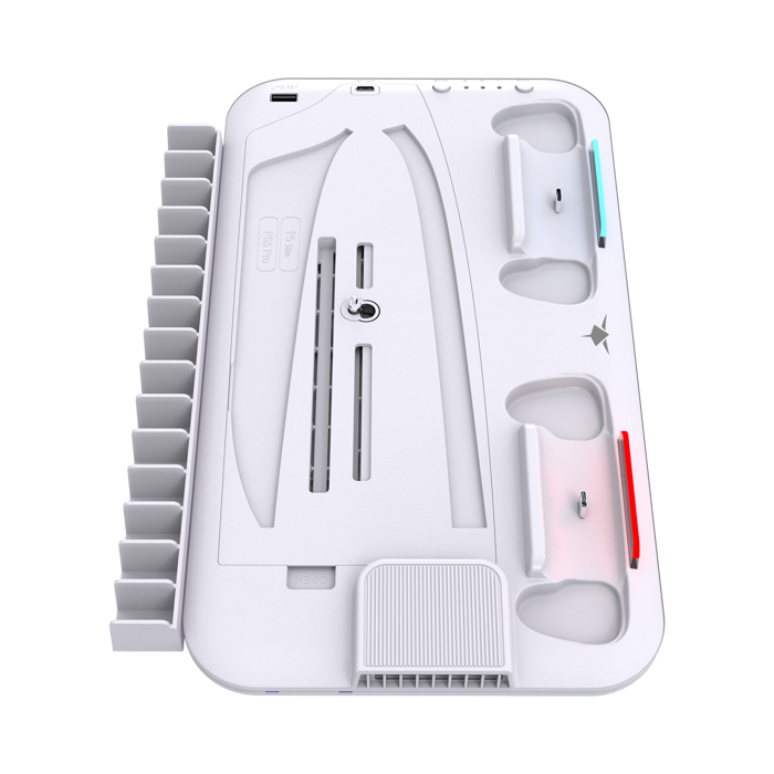 WHITE SHARK PS5 hladnjak + 2 stalak za punjenje PS5-DZ504 KIMURA PRO