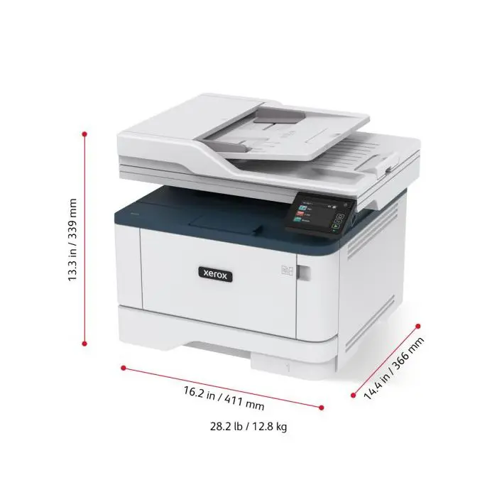 Xerox B315DNI A4 black and white laser multifunction device 40 pages/min, USB, LAN, Wifi.