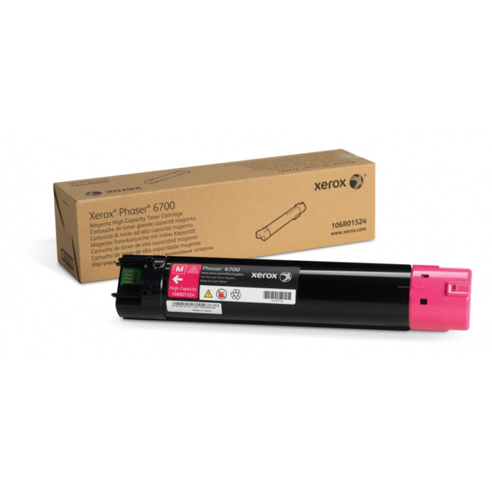 Xerox high capacity magenta toner 12k copies for phaser 6700