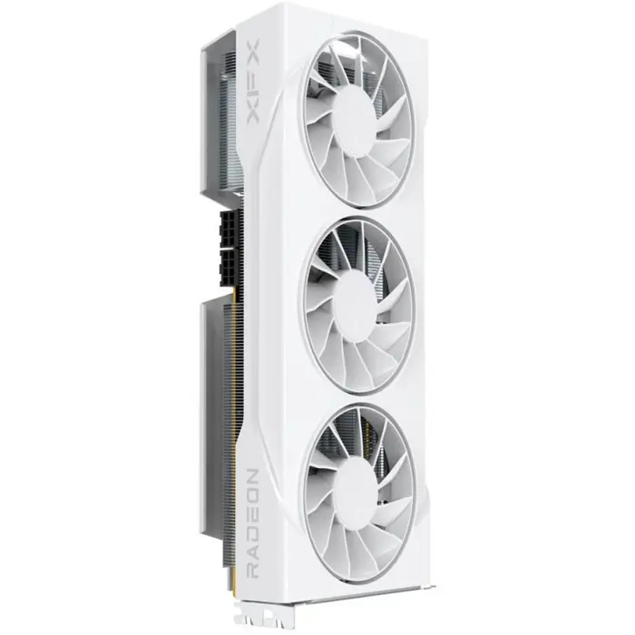XFX Radeon RX 9070 Swift OC, graphics card white, RDNA4, GDDR6, 3x DisplayPort, 1x HDMI 2.1