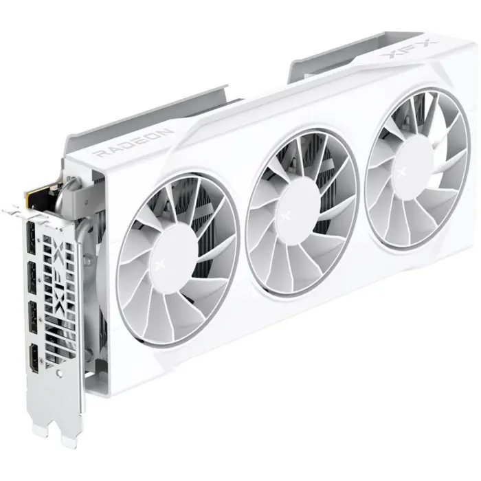XFX Radeon RX 9070 Swift OC, graphics card white, RDNA4, GDDR6, 3x DisplayPort, 1x HDMI 2.1
