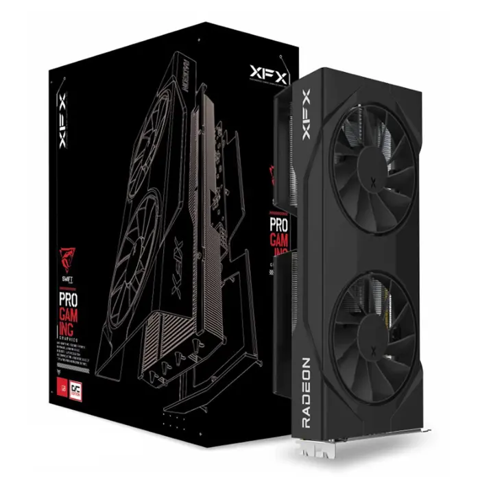 XFX Swift AMD Radeon RX 9060 XT OC White Gaming Edition 16GB