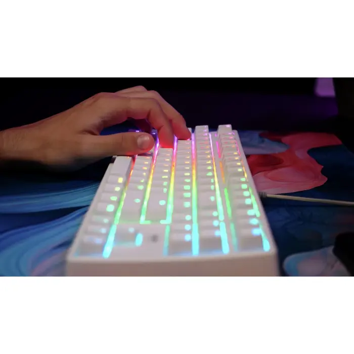 XTRFY K4V2 (white, DE layout, Cherry MX2A Red)