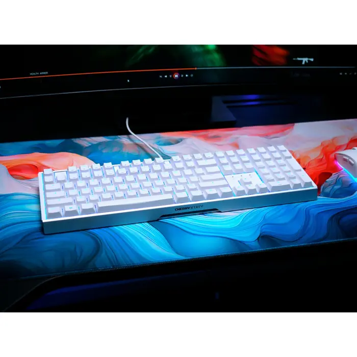 XTRFY MX 3.1 (white/silver, DE layout, Cherry MX2A Brown)
