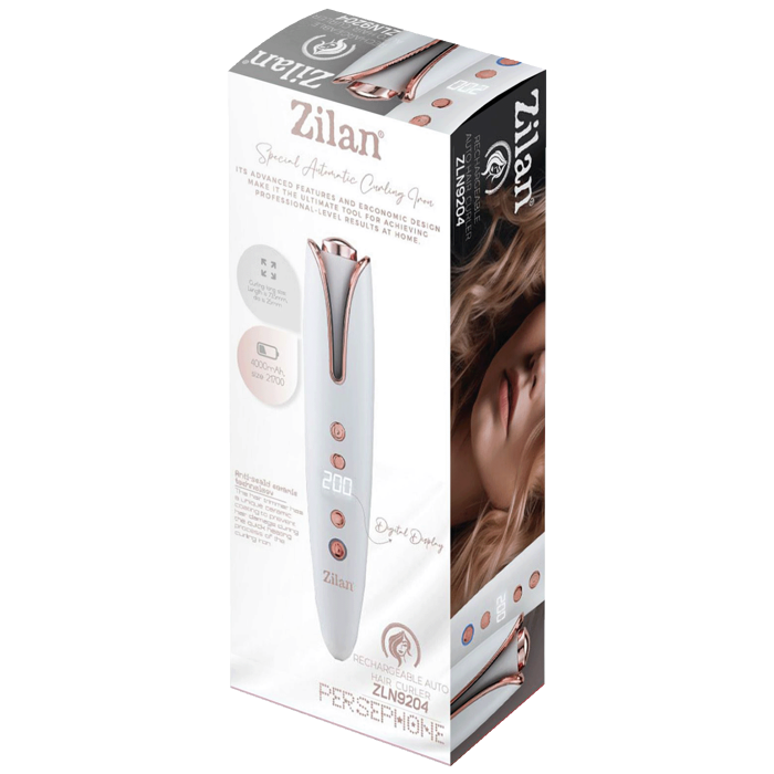 Zilan Bežični uvijač za kosu, 4000 mAh, LED display - ZLN9204 Persephone