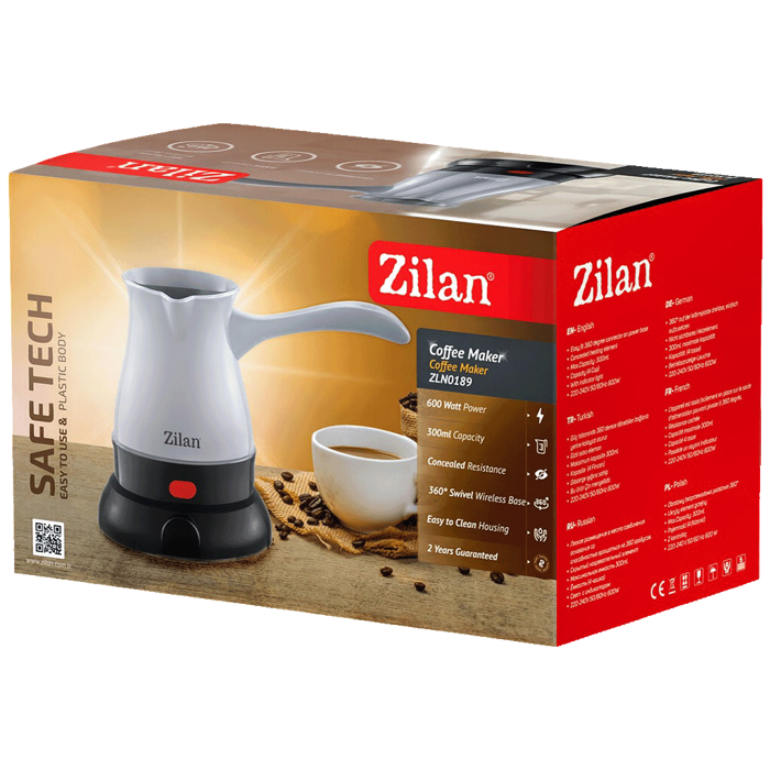 Zilan Kuhalo za kavu, 600 W, 0,3 lit., siva - ZLN0189