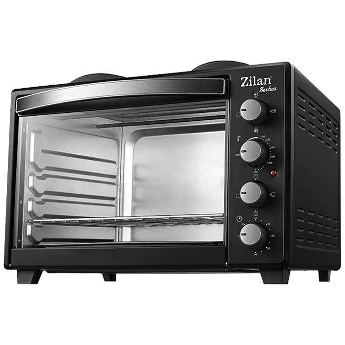 Zilan Mini pećnica, 2 grijače ploče, 45 l, 3200 W, crna - ZLN2935