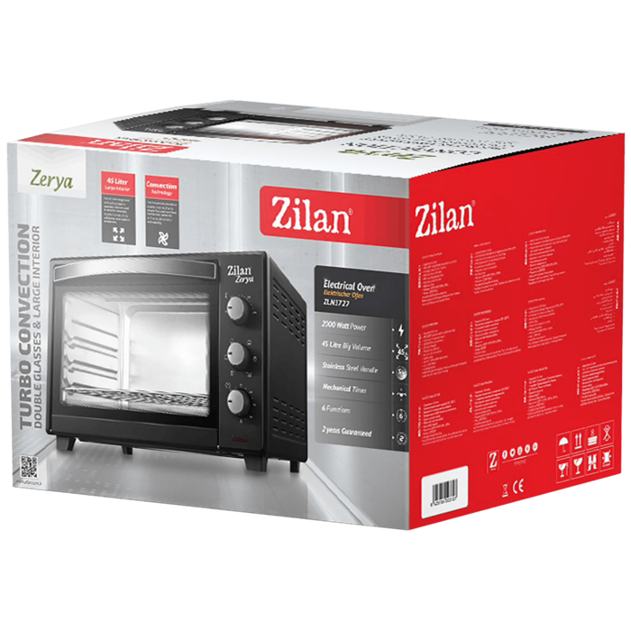Zilan Mini pećnica, zapremina 45 l, 2000 W - ZLN3727