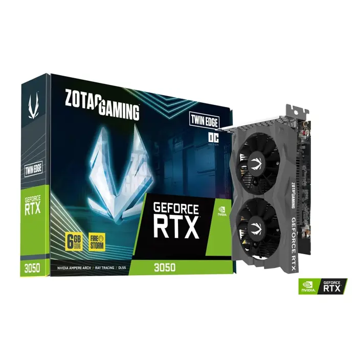 Zotac ZT-A30510H-10L graphics card NVIDIA GeForce RTX 3050 6 GB GDDR6